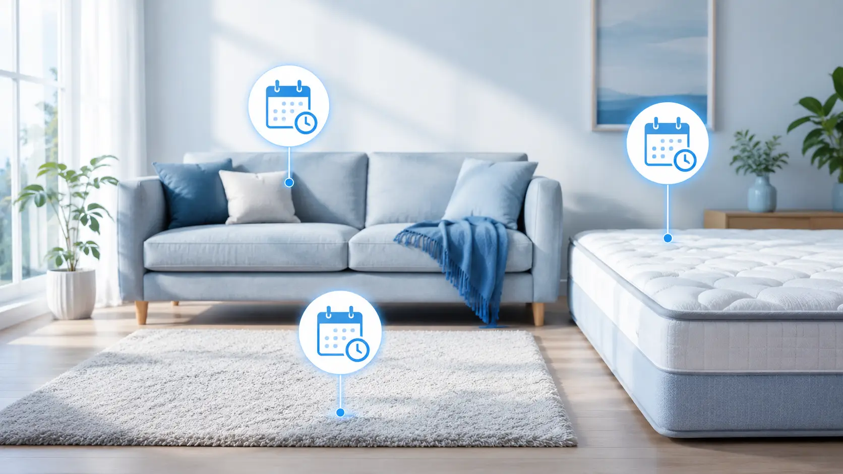 À quelle fréquence nettoyer son canapé, son matelas et ses tapis ?