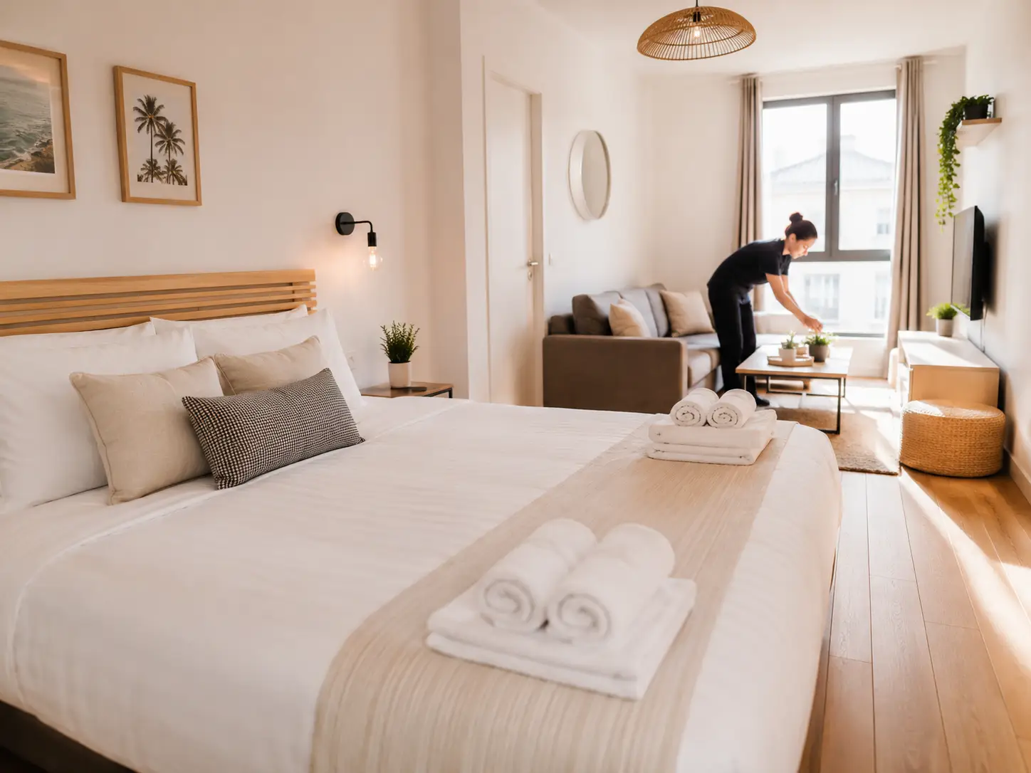 Appartement Airbnb impeccable prêt à accueillir des voyageurs